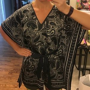 Michael Kors silky paisley tunic.